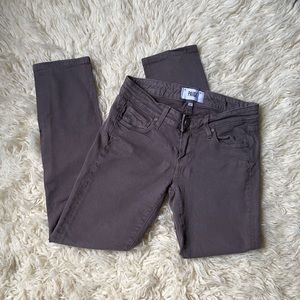 Paige Stretch Jeans Warm Gray Sz 25